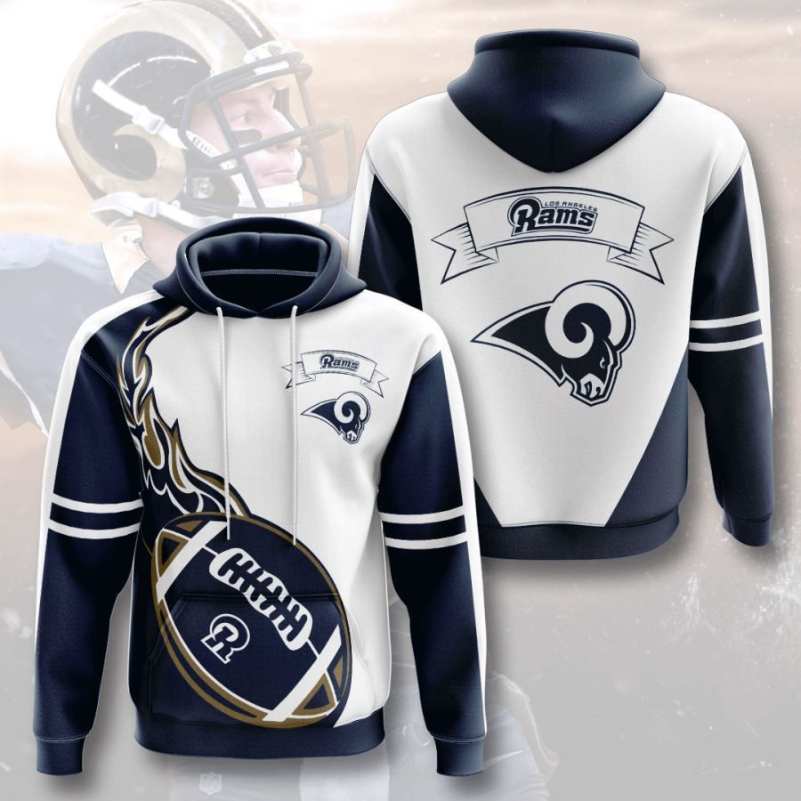 Los Angeles Rams No1084 Custom Hoodie 3D