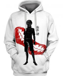 Ink Keneki Kun 3D All Over Printed Hoodie, Zip- Up Hoodie