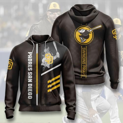 Amazon Sports Team San Diego Padres No439 Hoodie 3D Size S to 5XL