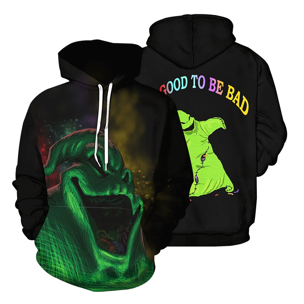 Nightmare Beforeristmas Oogie Boogie Good To Be Bad Unisex Hoodie