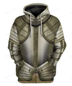 Cosplay Knights Armor 3D All Over Print Hoodie, Zip-up Hoodie