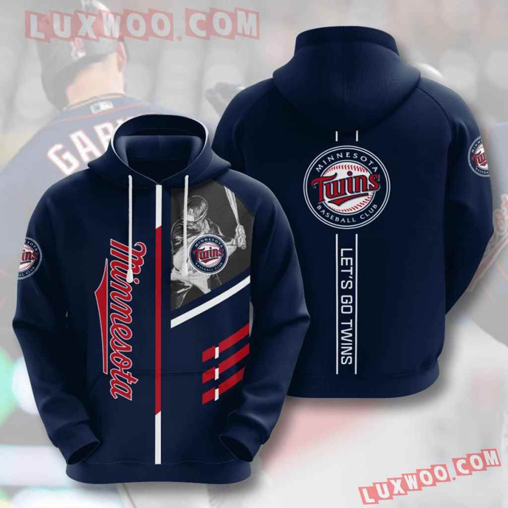 Mlb Minnesota Twins 3d Hoodies Printed Zip Hoodies Sweatshirt Jacket 2021