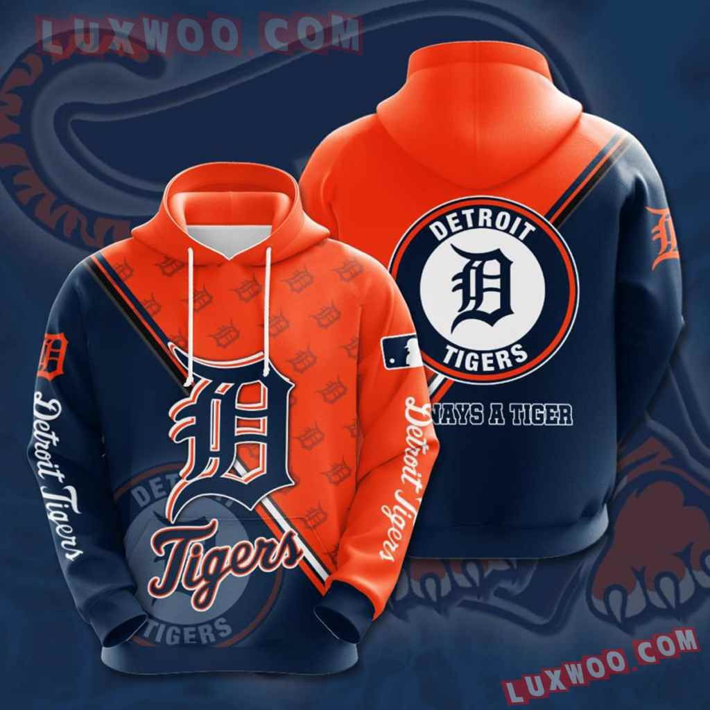 Mlb Detroit Tigers 3d Hoodies Printed Zip Hoodies Sweatshirt Jacket  2021