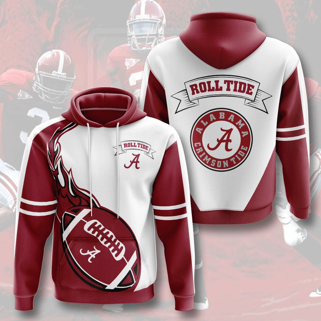 Alabama Crimson Tide No26 Custom Hoodie 3D