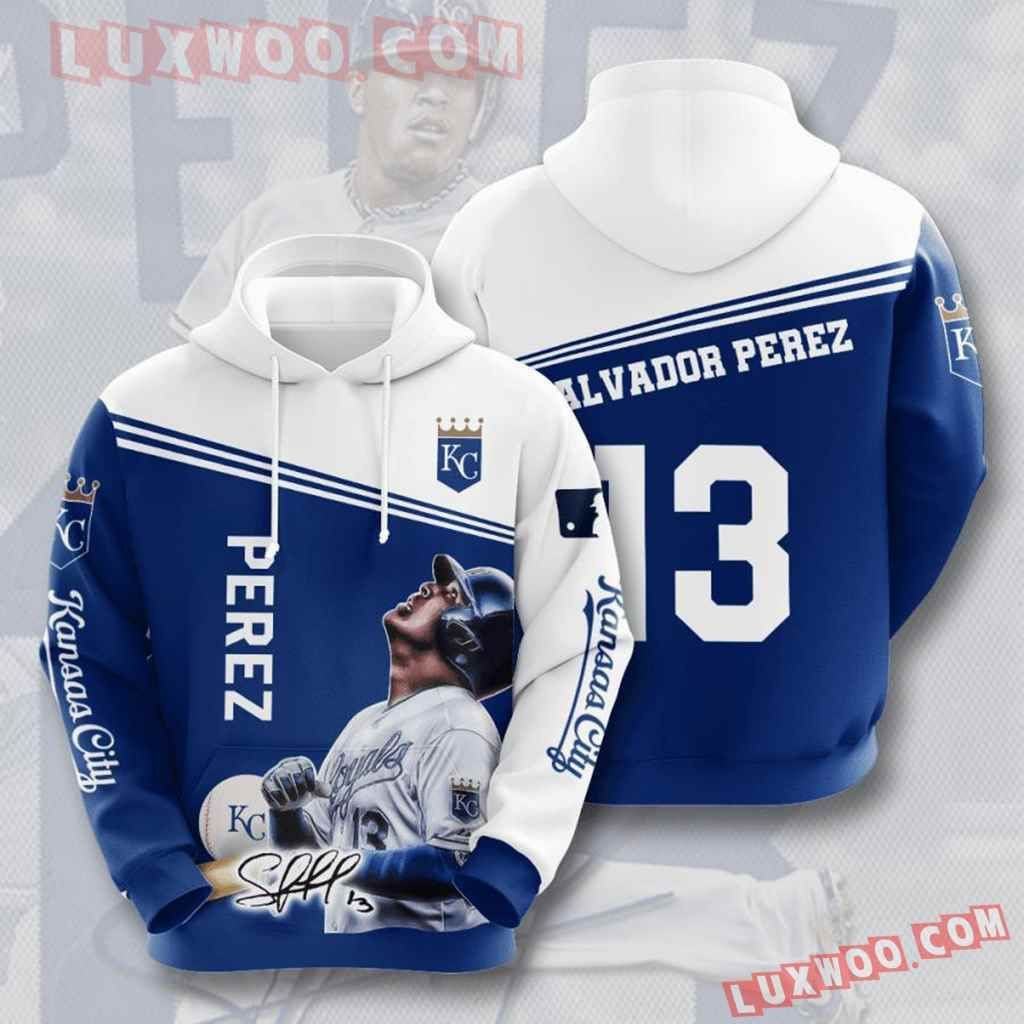 Mlb Kansas City Royals 3d Hoodies Printed Zip Hoodies Sweatshirt Jacket  2021