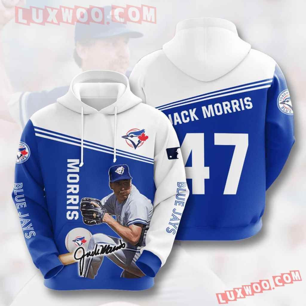 Mlb Toronto Blue Jays 3d Hoodies Printed Zip Hoodies Sweatshirt Jacket 2021