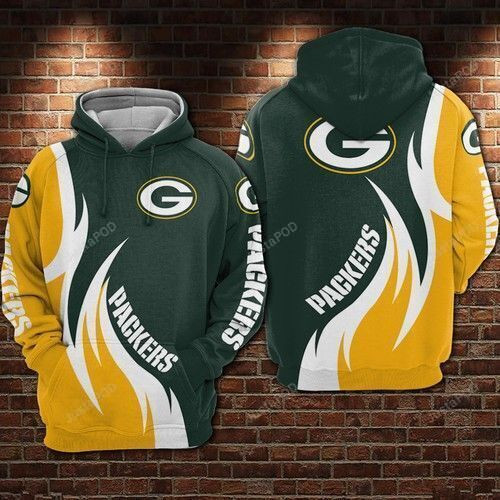 Green Bay Packers 3D All Over Print Hoodie, Zip-up Hoodie