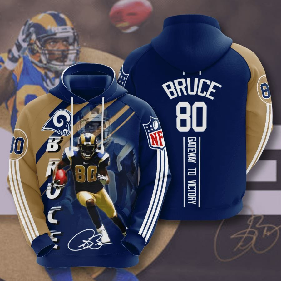 Los Angeles Rams No1076 Custom Hoodie 3D