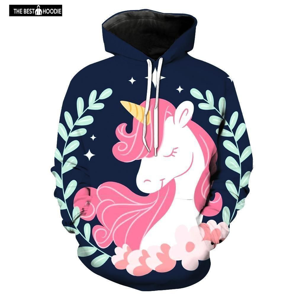 Unicorn 3d All Over Print Hoodie, Zip-Up Hoodie