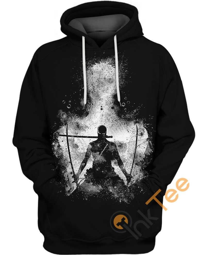 Zoro Black And White Amazon Hoodie 3D Size S to 5XL