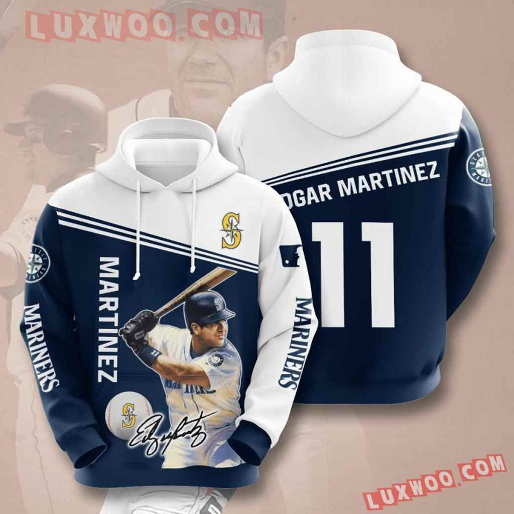 Mlb Seattle Mariners 3d Hoodies Printed Zip Hoodies Sweatshirt Jacket 2021