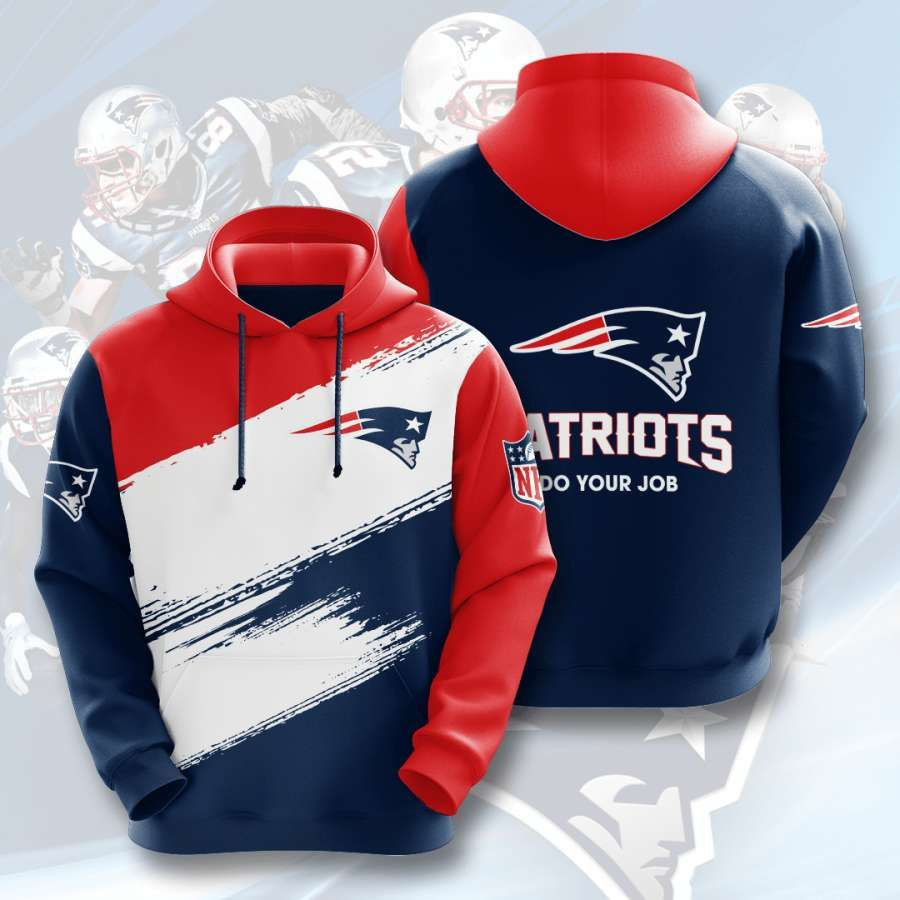 New England Patriots No1272 Custom Hoodie 3D