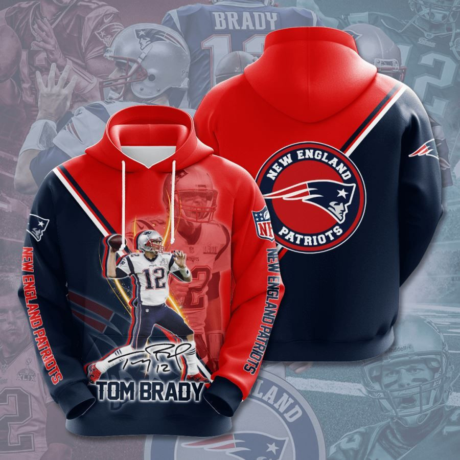 New England Patriots No1292 Custom Hoodie 3D