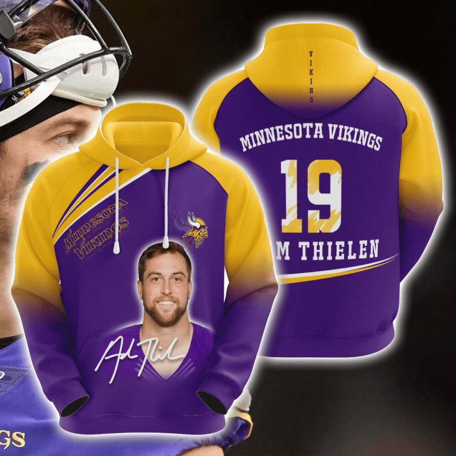 Minnesota Vikings No1226 Custom Hoodie 3D