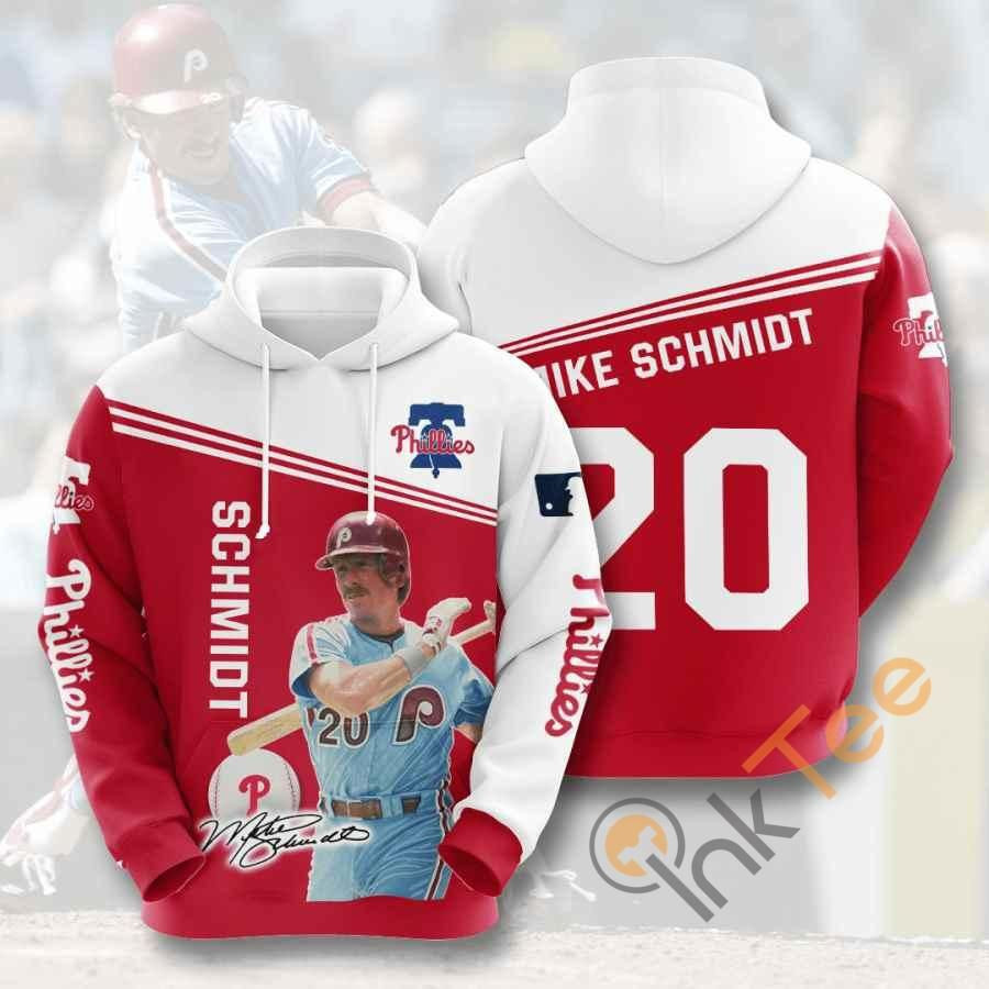 Sports Baseball Mlb Philadelphia Phillies Mike Schmidt Usa 889 Hoodie 3D Size S to 5XL