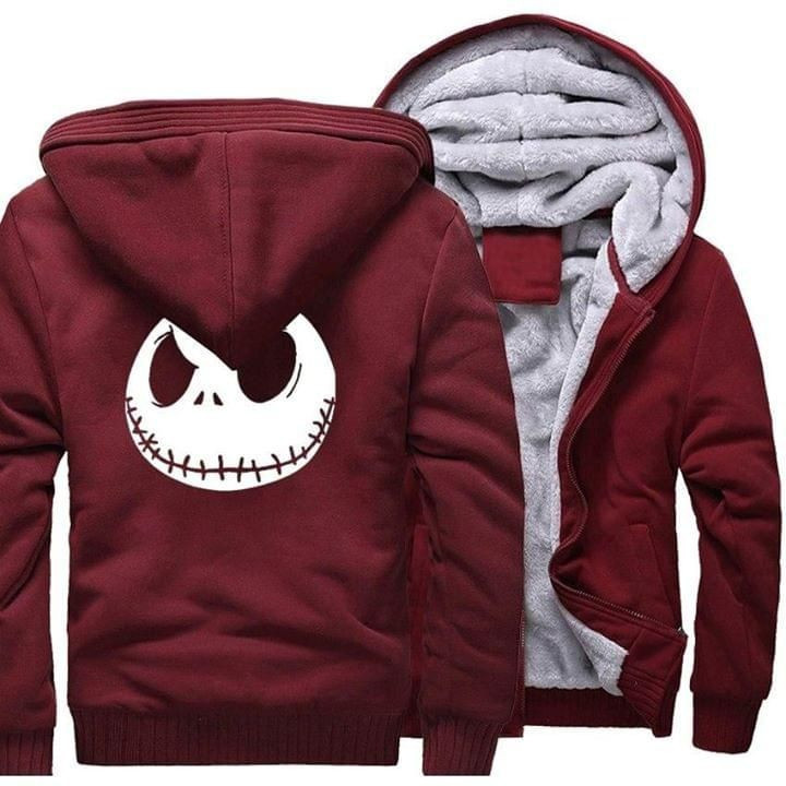 Nightmare Beforeristmas Gift JAcK SKeLLinGton Gifts Fleece Zipup Hoodie Unisex Hoodie