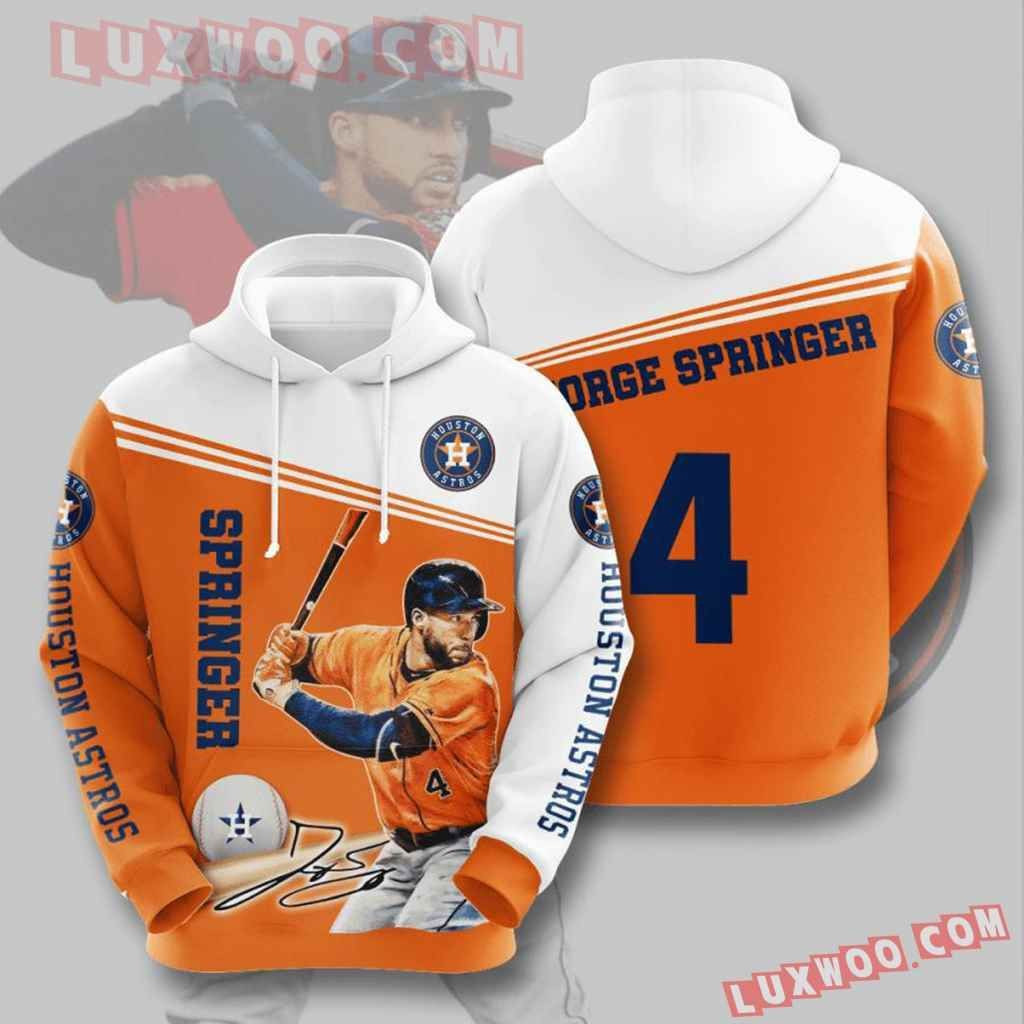 Mlb Houston Astros 3d Hoodies Printed Zip Hoodies Sweatshirt Jacket 2021