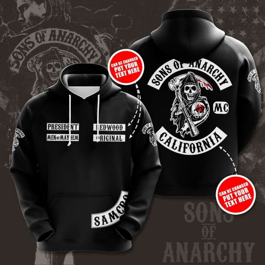 Personalized Sons Of Anarchy No1828 Custom Hoodie 3D