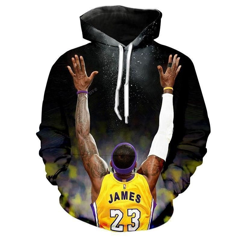 Lebron James Lakers Pullover And Zip Pered Hoodies Custom 3D Lebron James Graphic Printed 3D Hoodie All Over Print Hoodie For Men For Women