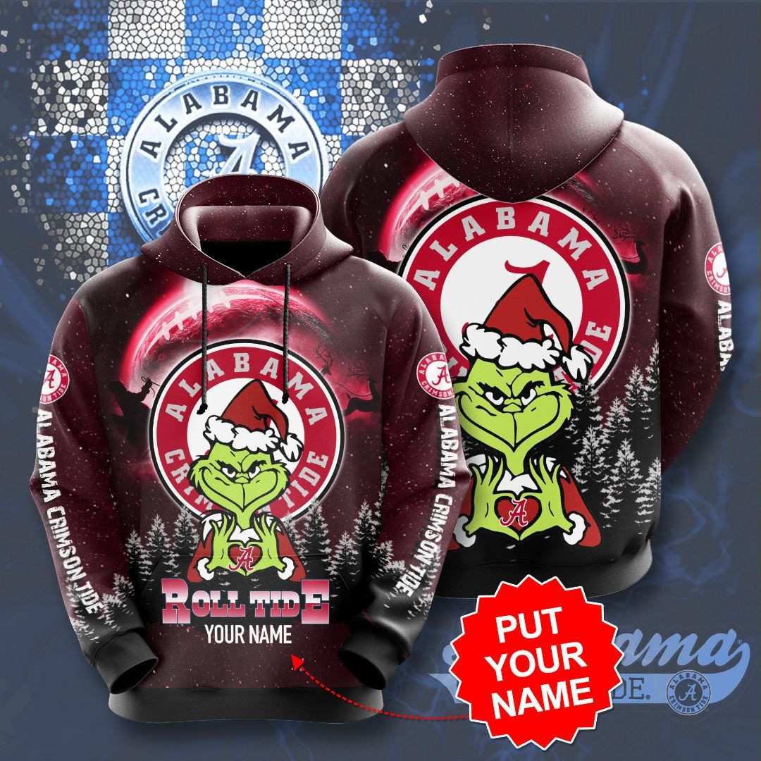 Personalized Alabama Crimson Tide No42 Custom Hoodie 3D