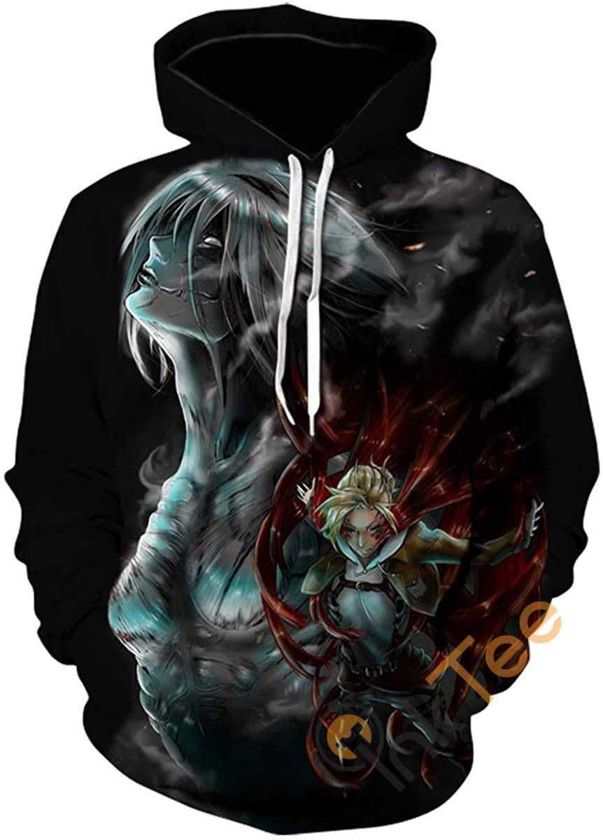 Attack On Titan Print Pullover With Front Pocket Sku54 Hoodie 3D