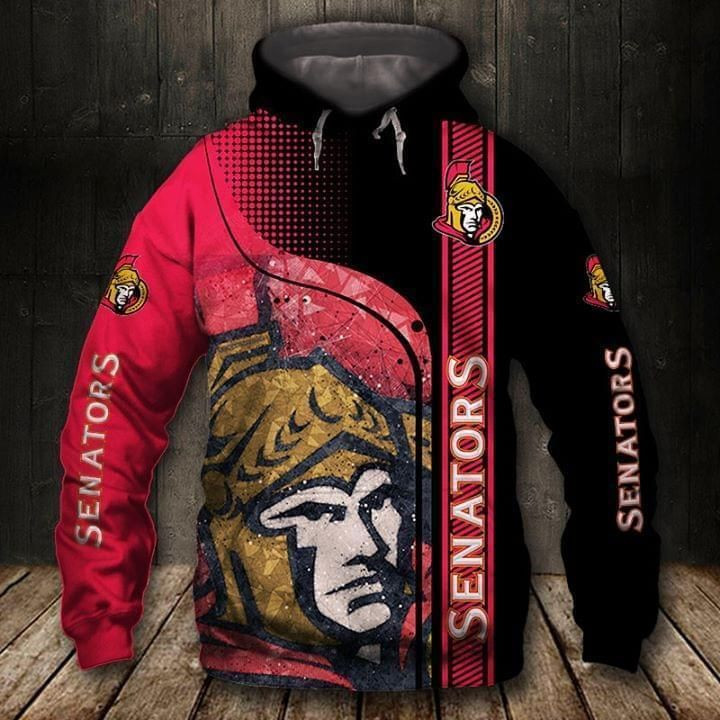 Ottawa Senators Nhl 3D All Over Print Hoodie, Zip-up Hoodie