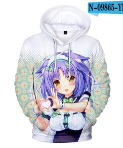 Nekopara 3D All Print Hoodie, Zip- Up Hoodie