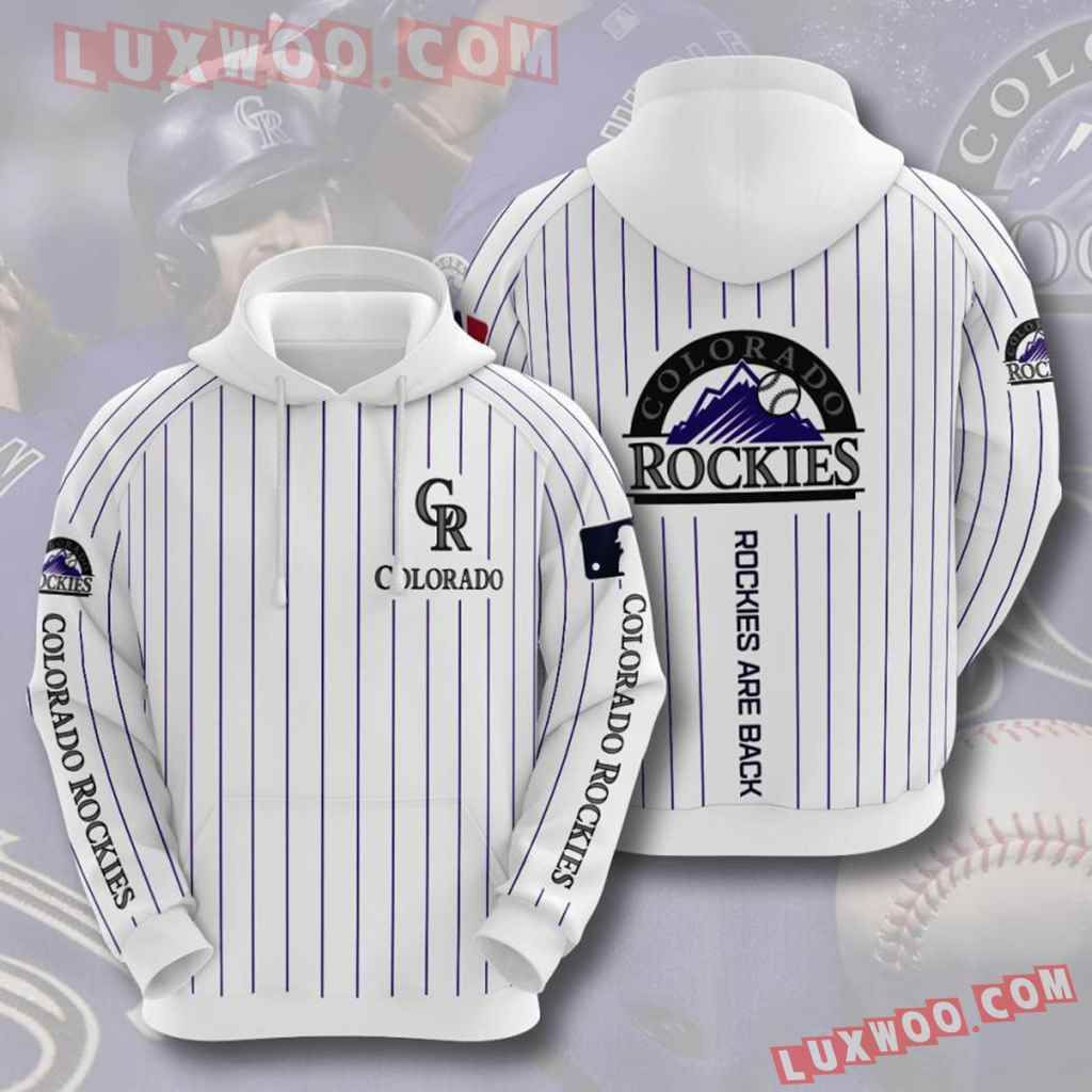 Mlb Colorado Rockies 3d Hoodies Printed Zip Hoodies Sweatshirt Jacket 2021