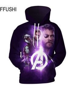 The Avengers 3D All Over Print Hoodie, Zip-up Hoodie