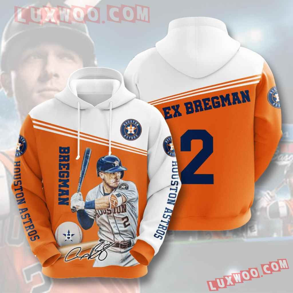 Mlb Houston Astros 3d Hoodies Printed Zip Hoodies Sweatshirt Jacket  2021