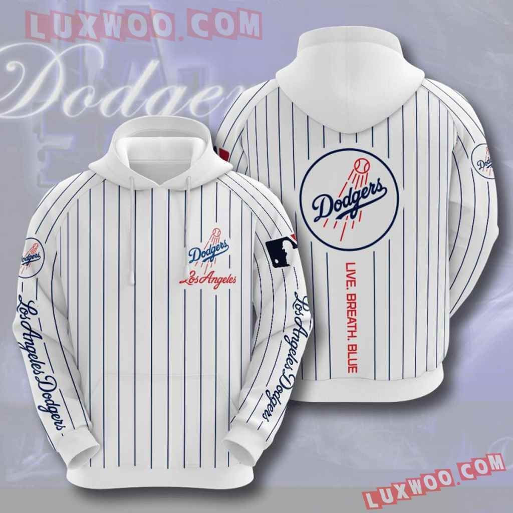 Mlb Los Angeles Dodgers 3d Hoodies Printed Zip Hoodies Sweatshirt Jacket 2021