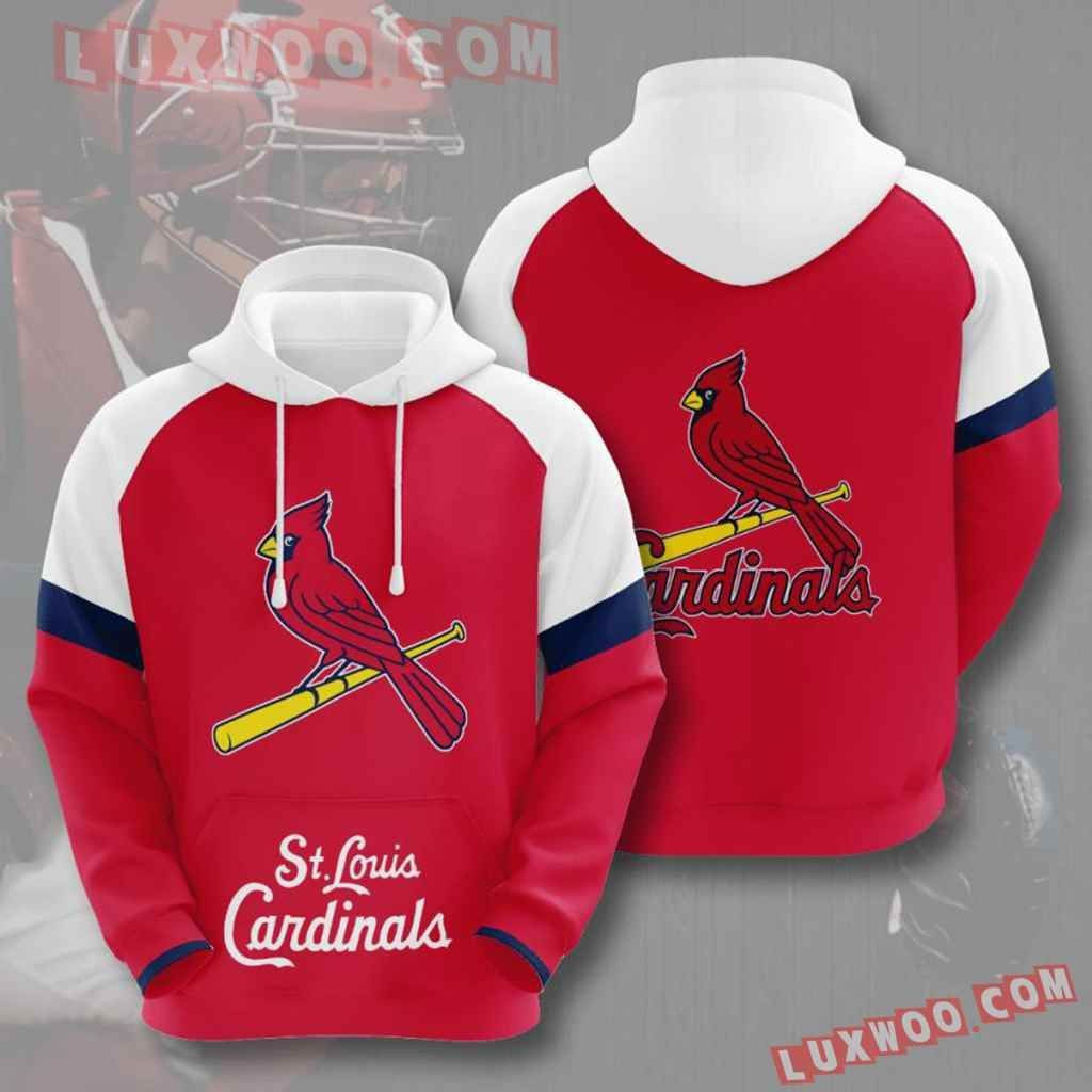 Mlb St Louis Cardinals 3d Hoodies Printed Zip Hoodies Sweatshirt Jacket  2021