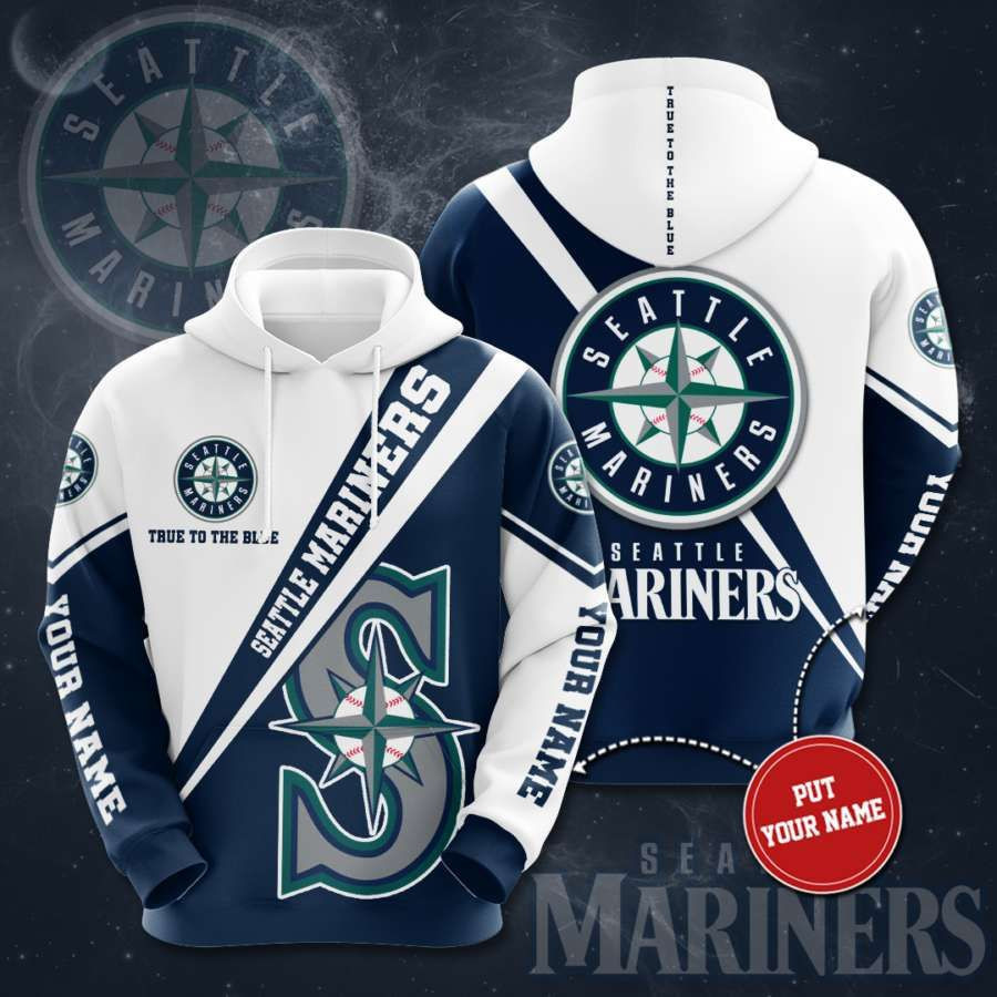 Personalized Seattle Mariners No1771 Custom Hoodie 3D