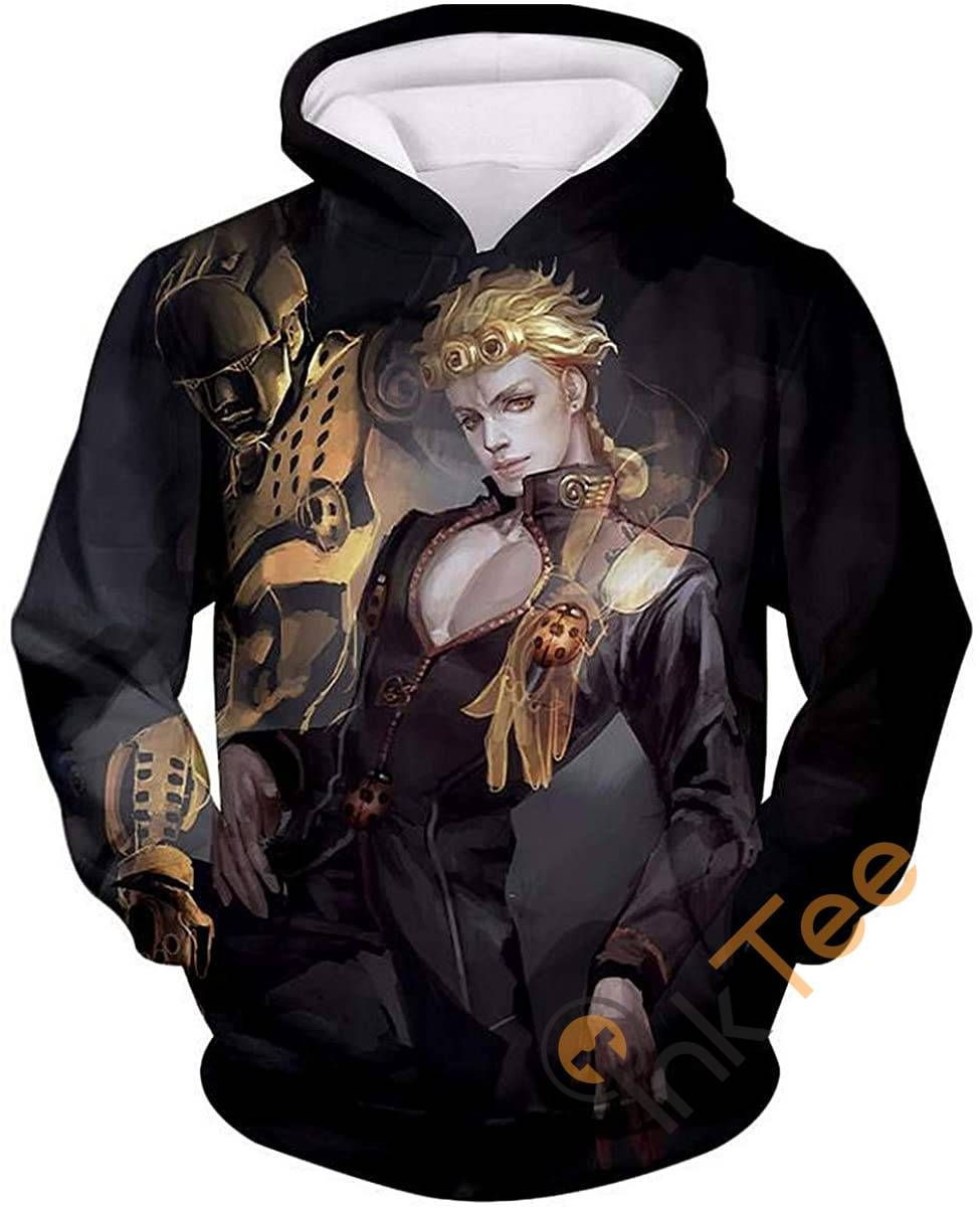 Cosplay Jojo39s Bizarre Adventure Print Pullover With Front Pocket Sku114 Hoodie 3D