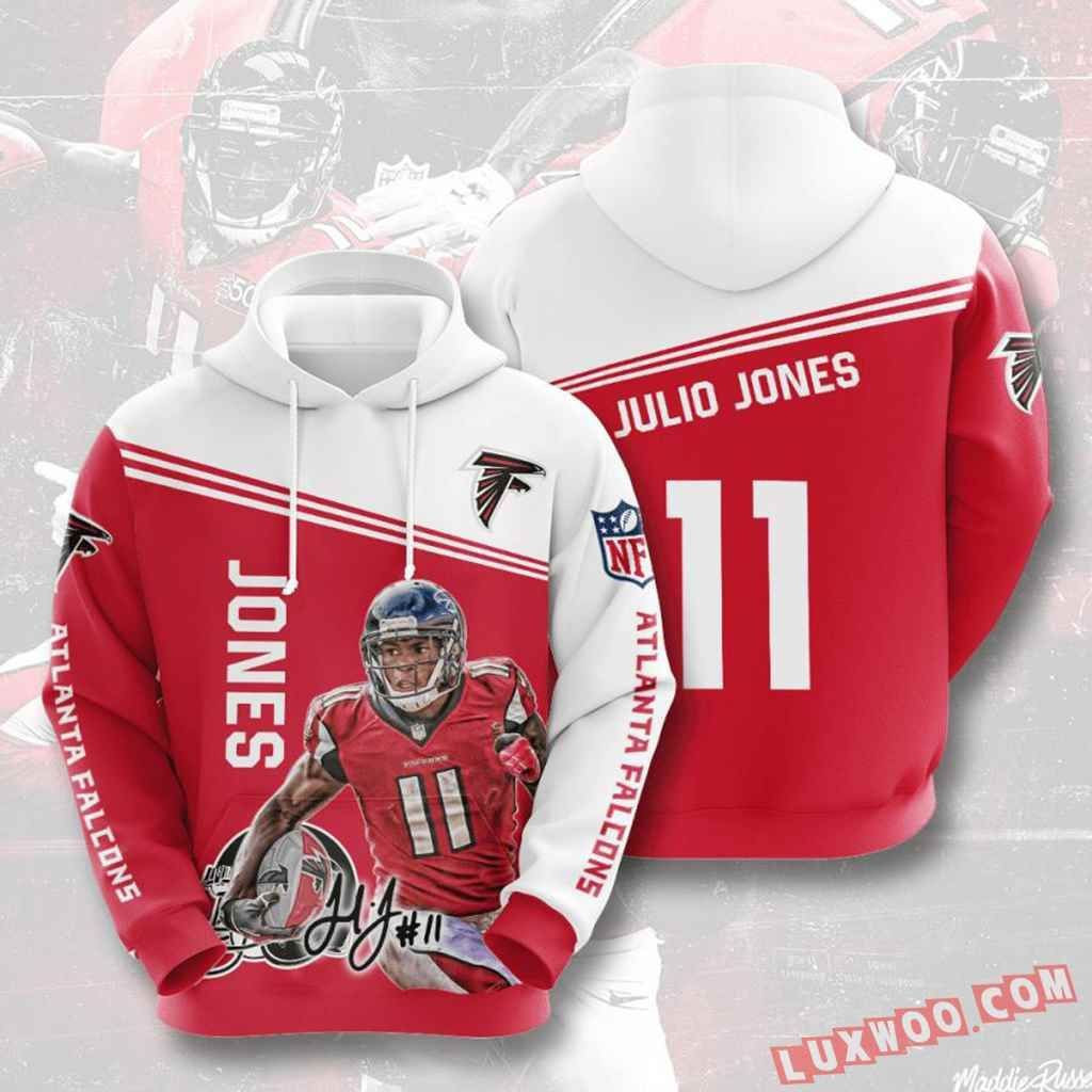 Nfl Atlanta Falcons Hoodies Custom All Over Print 3d Pullover Hoodie  2021