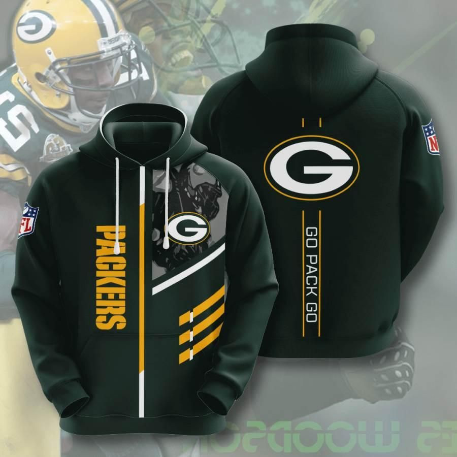 Sports American Football Nfl Green Bay Packers Usa 32 Hoodie 3D Size S to 5XL