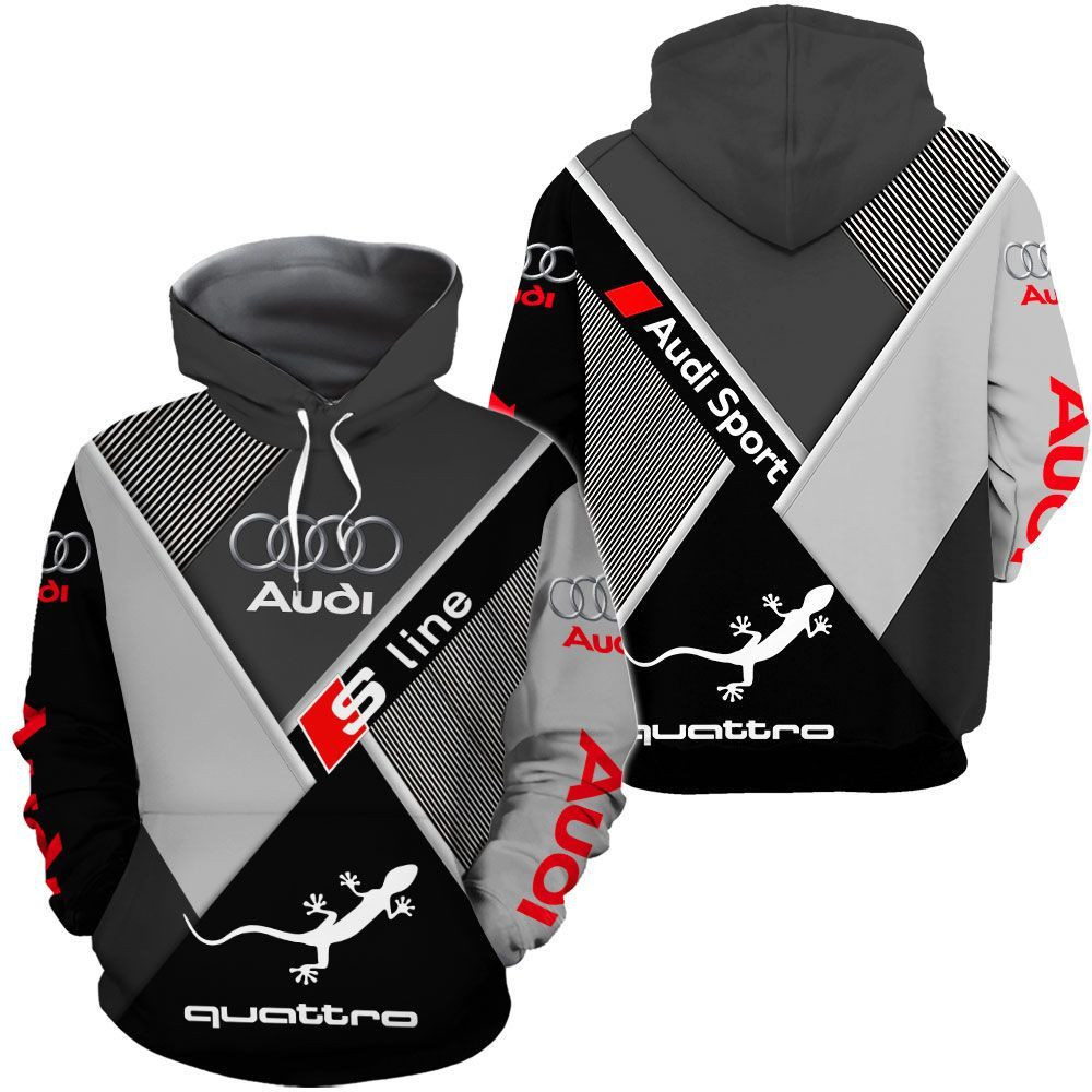 S Line Gift for Audi Lover Audi Car Hoodie