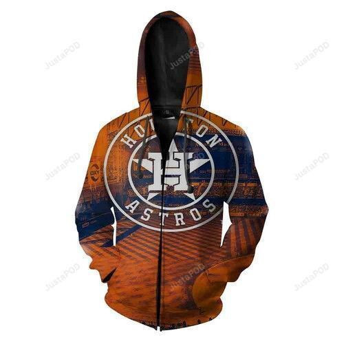 Houston Astros Nfl 3D All Over Print Hoodie, Zip-up Hoodie