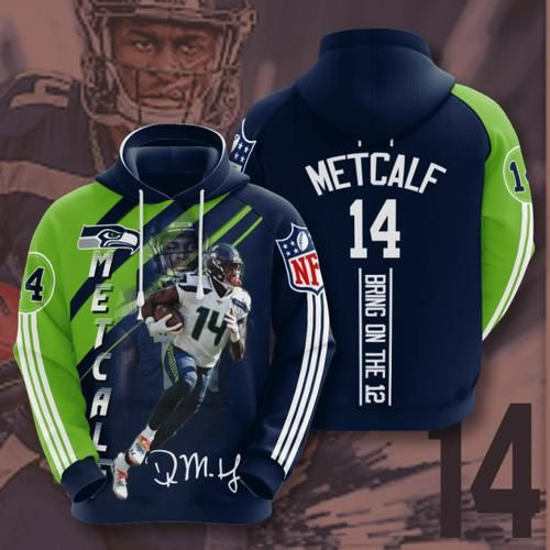 Amazon Sports Team Nfl Seattle Seahawks No139 Hoodie 3D Size S to 5XL