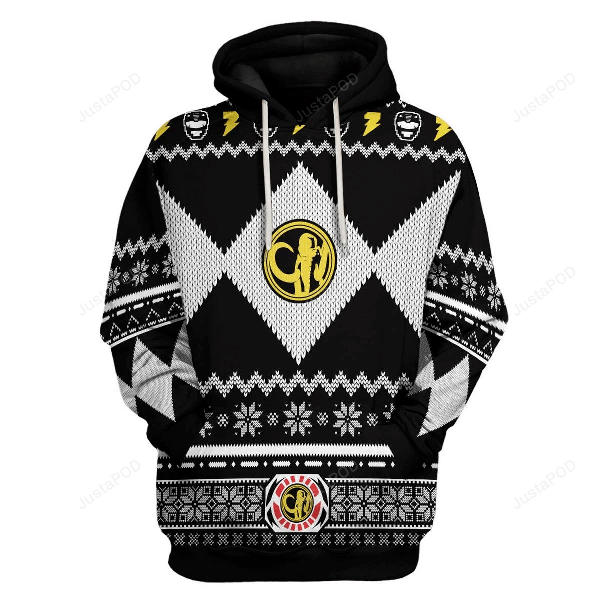 Power Rangers 3D All Print Hoodie, Zip- Up Hoodie