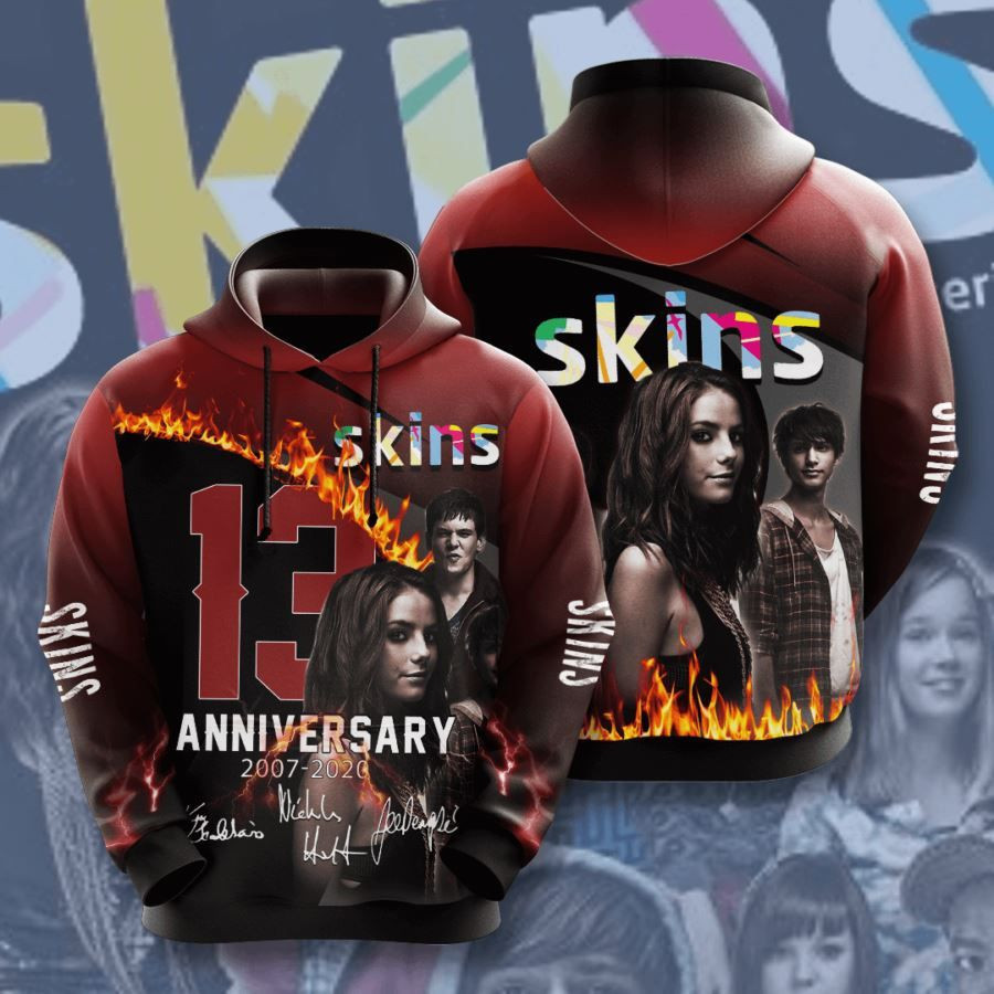 Skins No1821 Custom Hoodie 3D