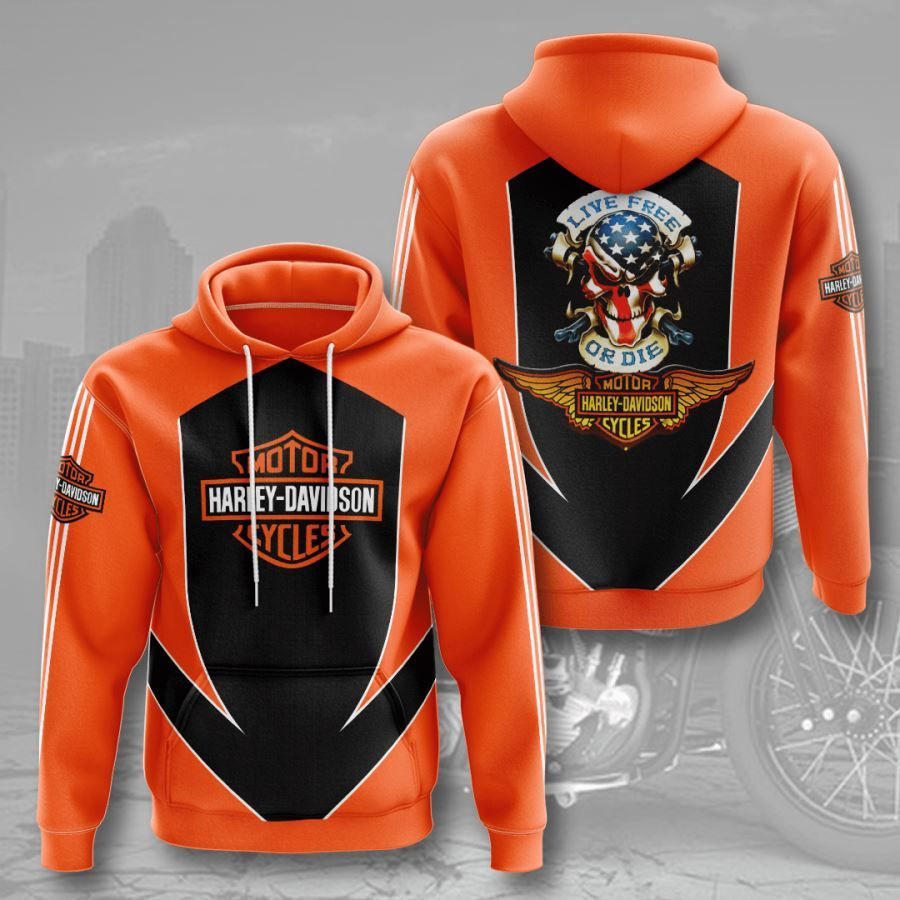 Harley Davidson No758 Custom Hoodie 3D