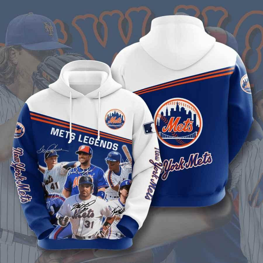 Sports Baseball Mlb New York Mets Usa 852 Hoodie 3D Size S to 5XL