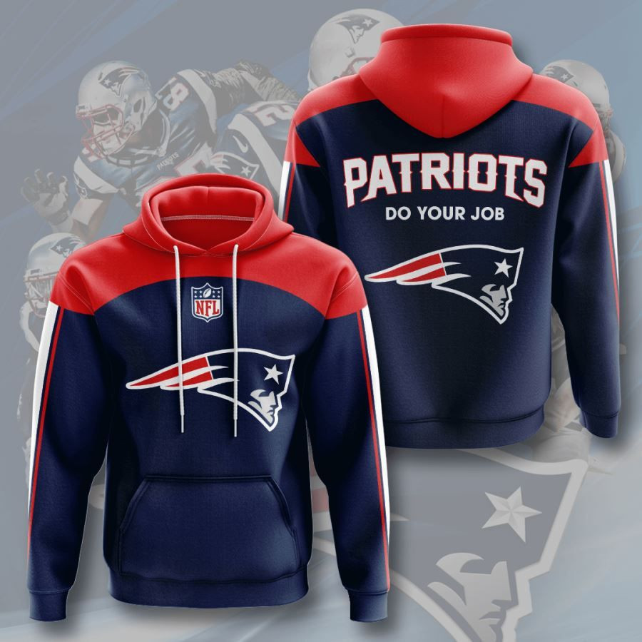 New England Patriots No1301 Custom Hoodie 3D