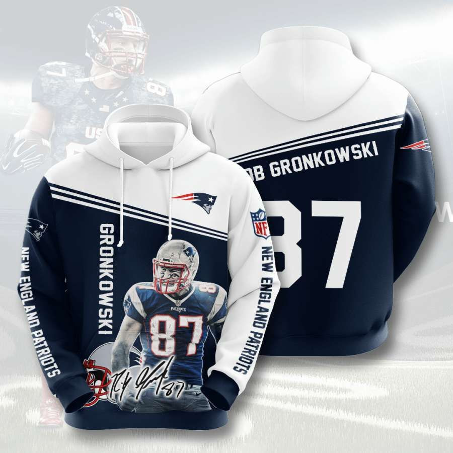 New England Patriots No1283 Custom Hoodie 3D