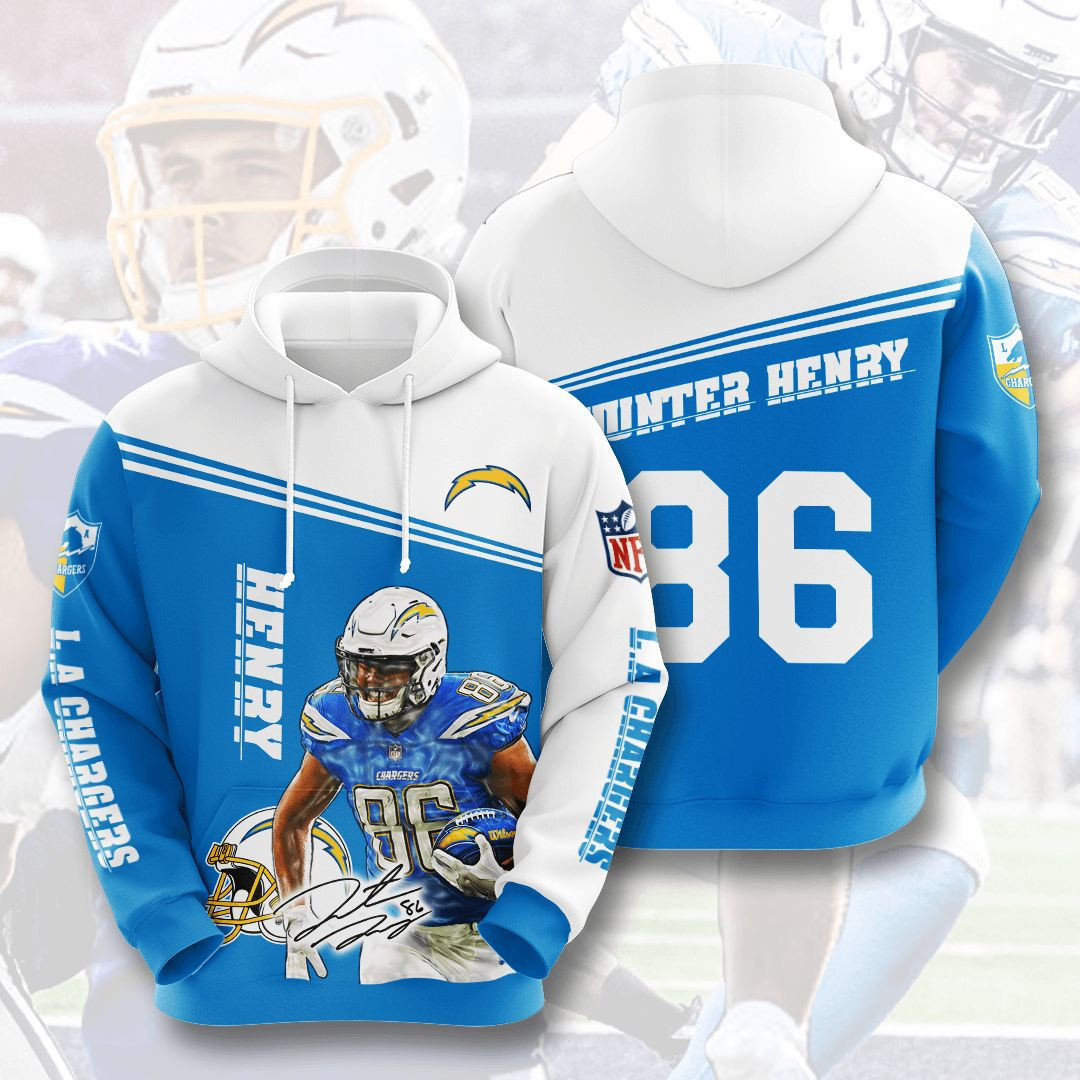 Los Angeles Chargers No1014 Custom Hoodie 3D