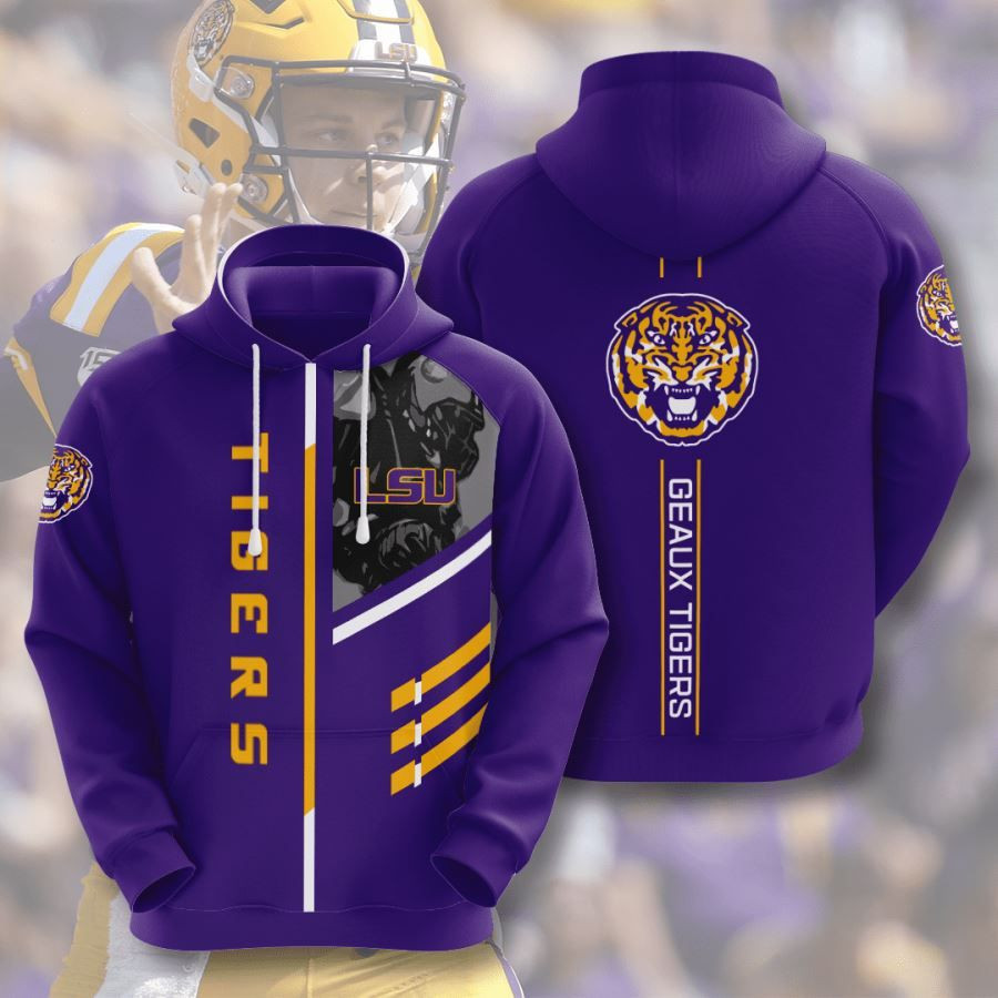 Lsu Tigers No1098 Custom Hoodie 3D