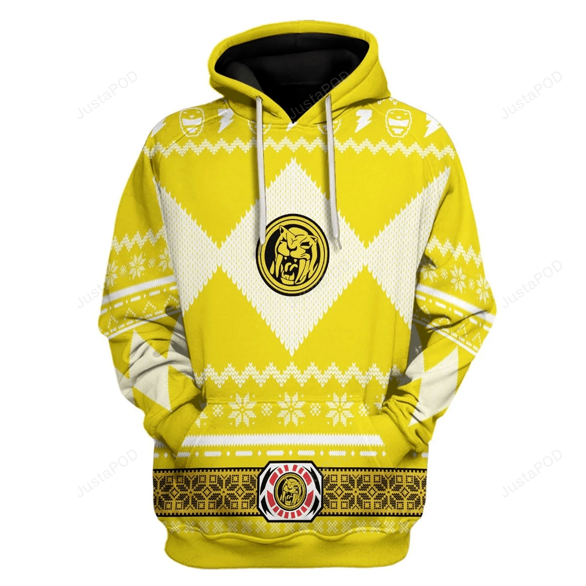 Power Rangers 3D All Print Hoodie, Zip- Up Hoodie