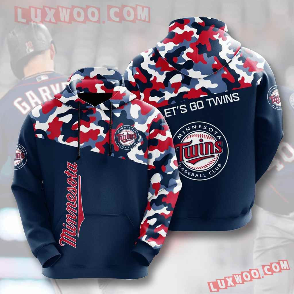 Mlb Minnesota Twins 3d Hoodies Printed Zip Hoodies Sweatshirt Jacket  2021