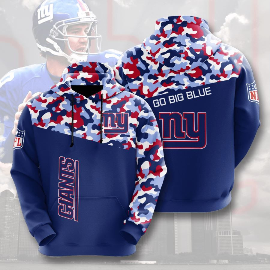 New York Giants No1353 Custom Hoodie 3D